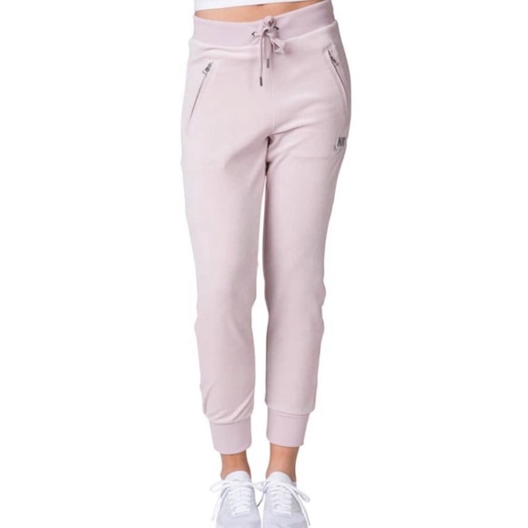 Nike light pink velour sweatpants - MEDIUM - Picture 2 of 5